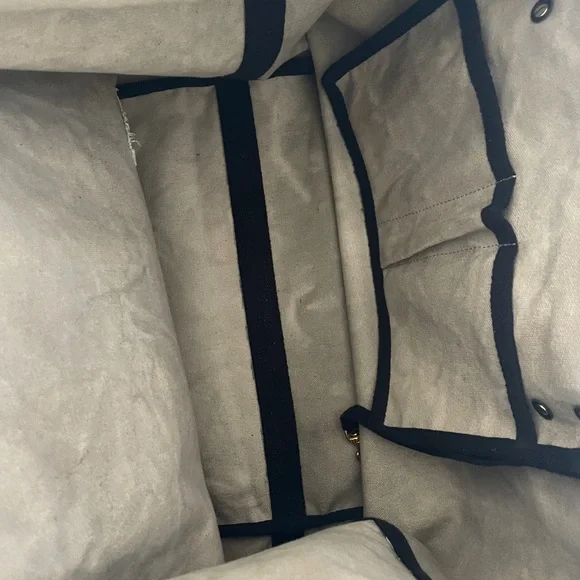 Kempton & Co Tote GM / US MAIL silver stipe - Picture 6 of 8